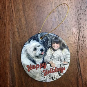 Holiday Photo Ornament – Autographed (2025 Edition)