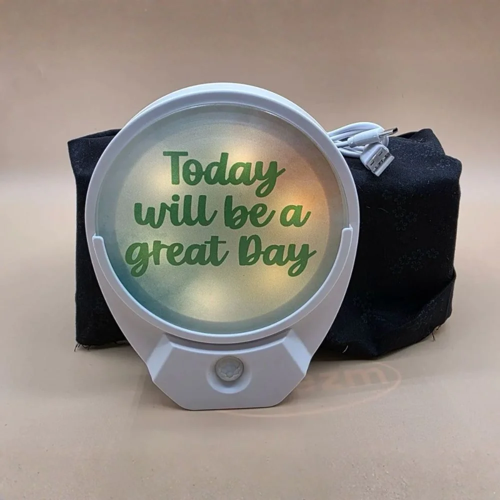 Affirmation Light – A Daily Reminder to Shine | Today will be a great day