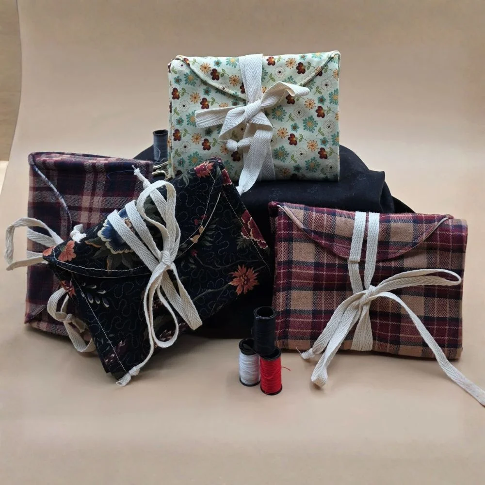 Vintage Sewing Travel Pack – Handmade & One-of-a-Kind