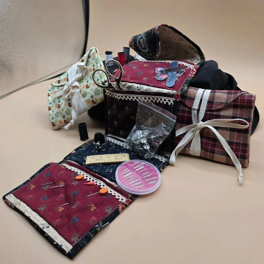 Vintage Sewing Travel Pack – Handmade & One-of-a-Kind - Image 2