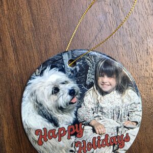 Holiday Photo Ornament – Autographed (2025 Edition)