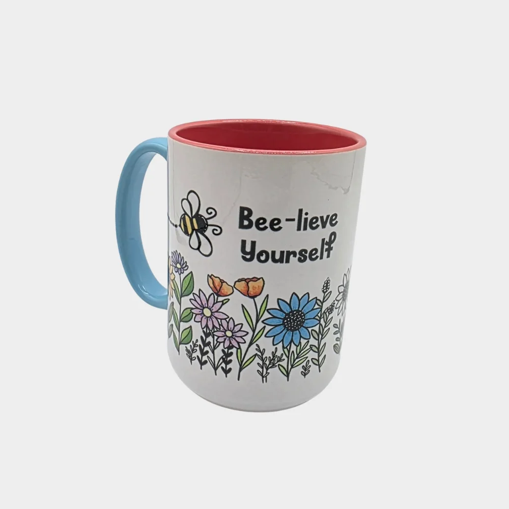Bee-lieve yourself mug