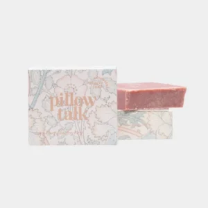 moisturizing soap Pillow Talk made with coconut oil, olive oil, babassu, honey & clay
