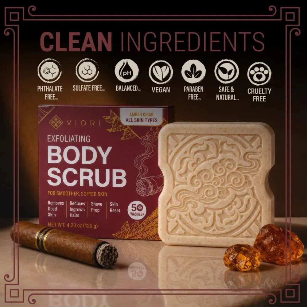 Men’s Amber Cigar Sugar Scrub