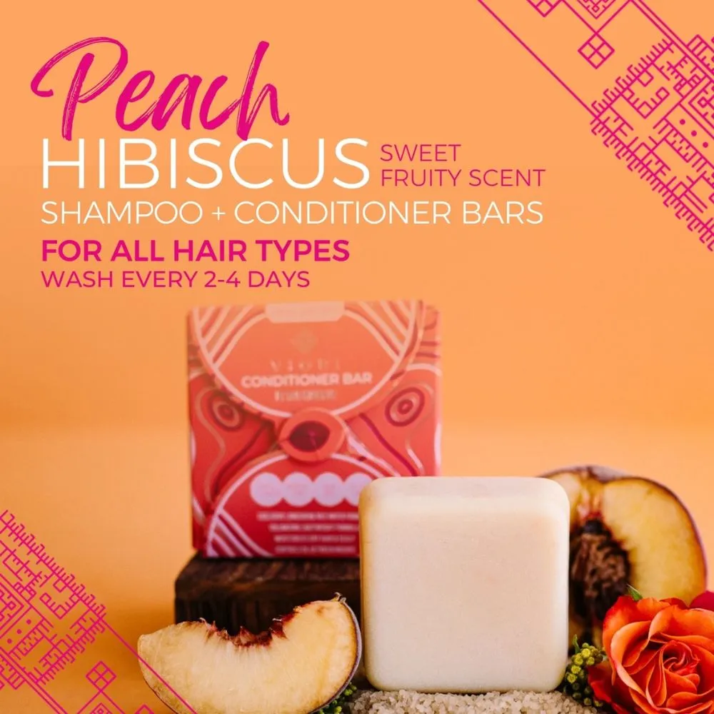 Hibiscus Peach Conditioner Bar