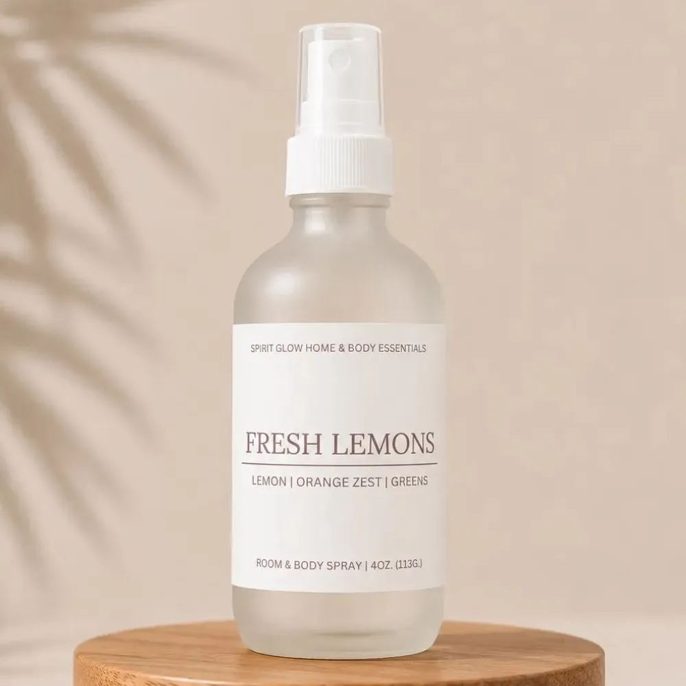Fresh Lemons Room & Body Spray
