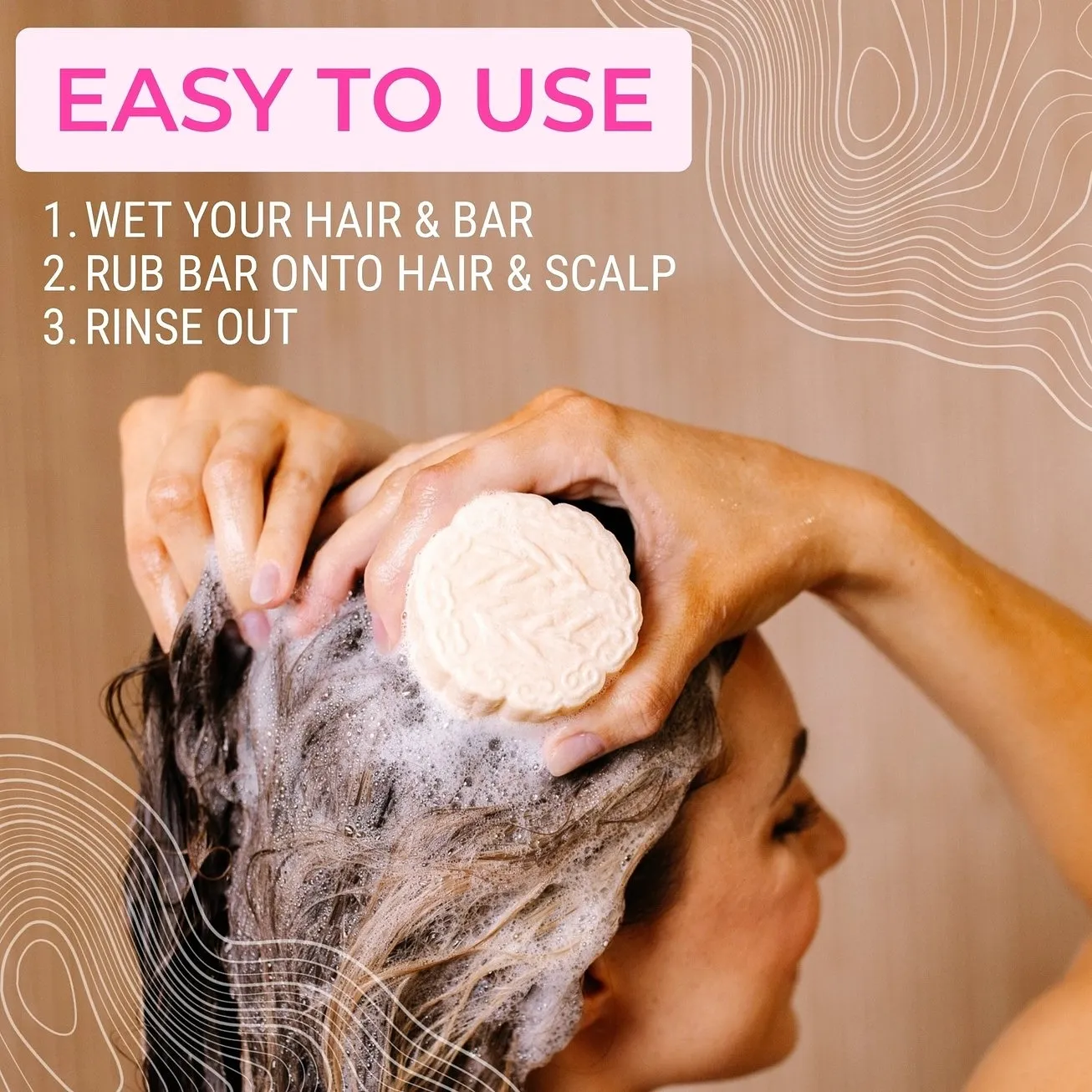 Coconut Repair Shampoo Bar - Image 3
